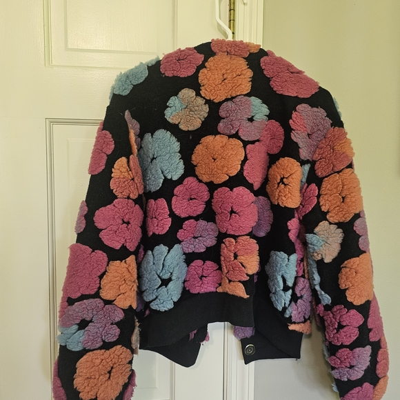 Polagram Pink and Orange Floral Jacket - Picture 4 of 4
